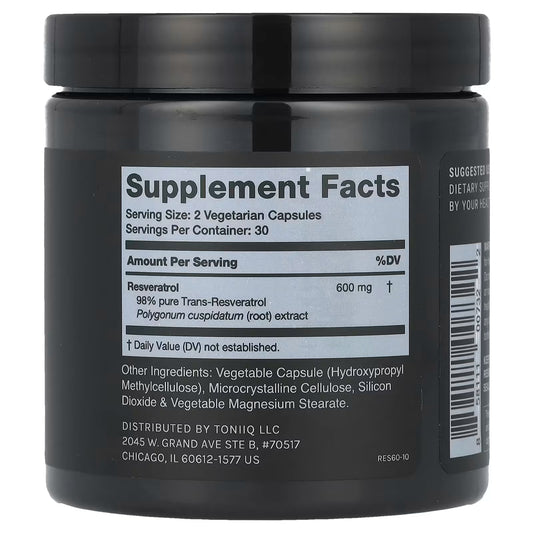 Resveratrol Ultra High Purity de Toniiq