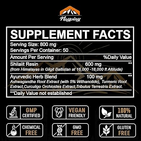 Himalayan Shilajit 800 mg