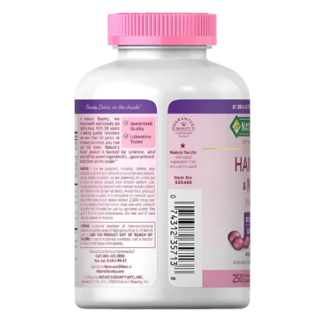Nature’s Bounty Hair, Skin & Nails Softgels – Extra Strength