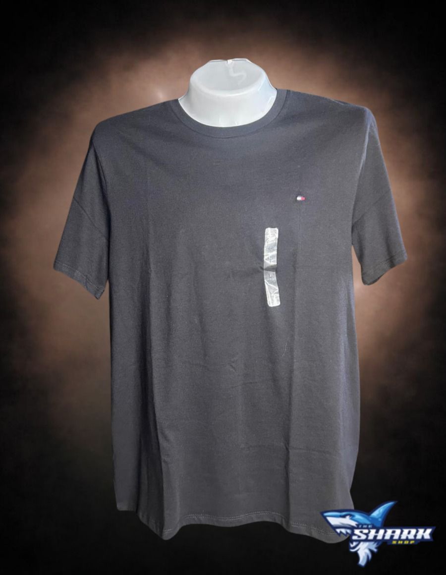 Camiseta Tommy Hilfiger Básica - Negra