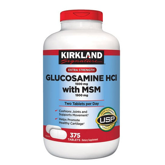 Kirkland Signature Glucosamine HCl con MSM – Extra Strength