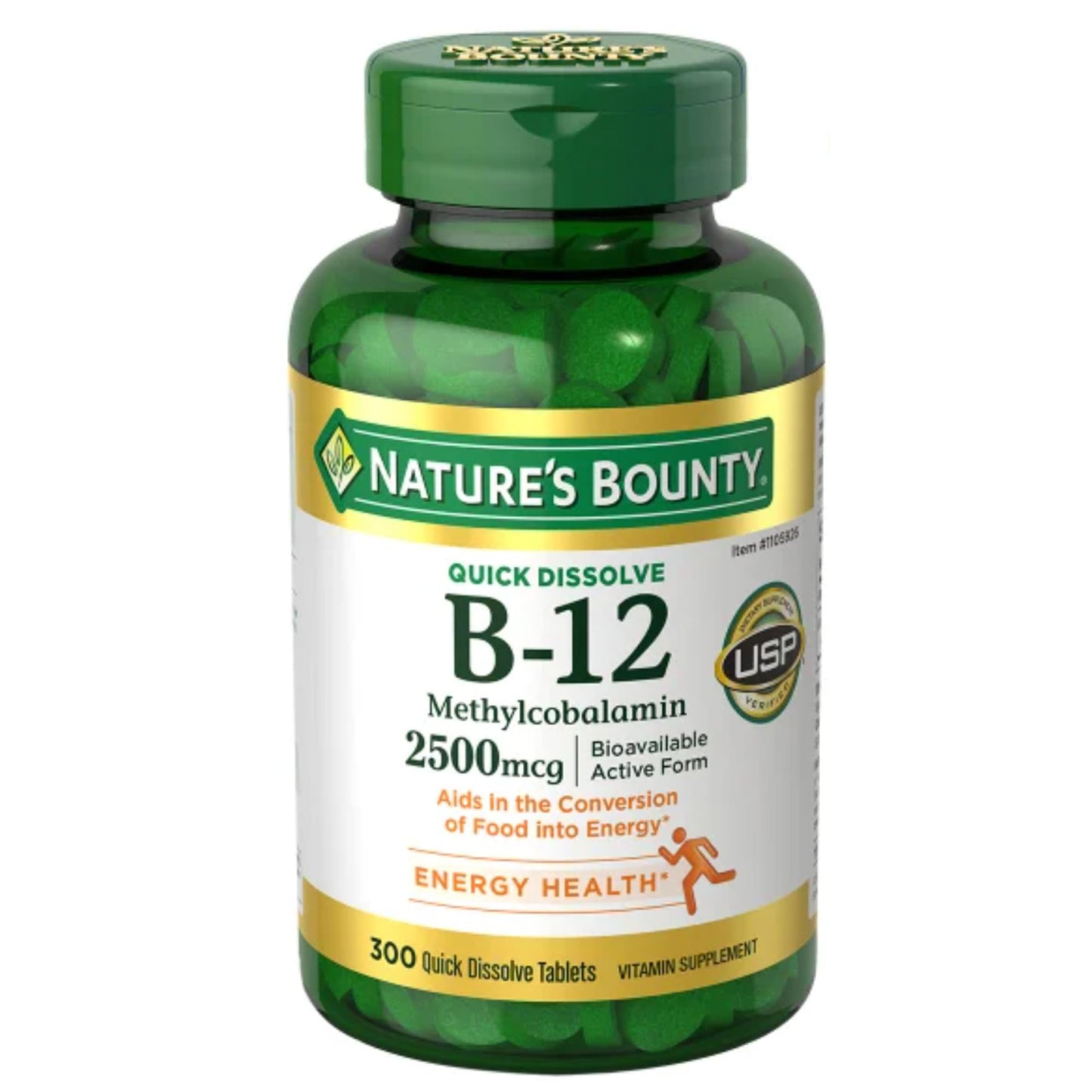 Nature’s Bounty Vitamina B12 2500 mcg