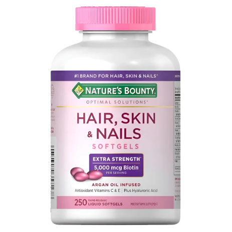 Nature’s Bounty Hair, Skin & Nails Softgels – Extra Strength