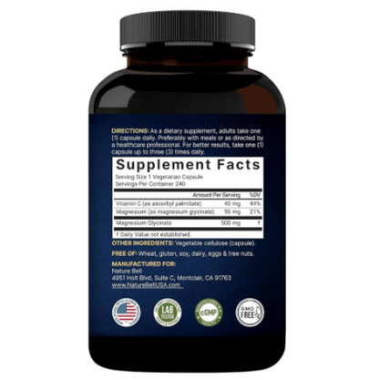 NatureBell Pure Magnesium Glycinate 500 mg