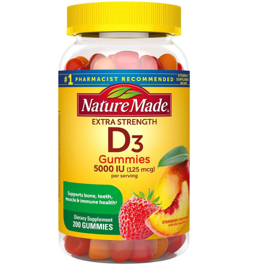 Nature Made Gummies Vitamina D3 5000 IU (125 mcg)