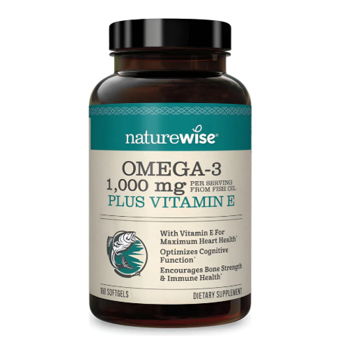 NatureWise Omega-3 1000 mg + Vitamina E