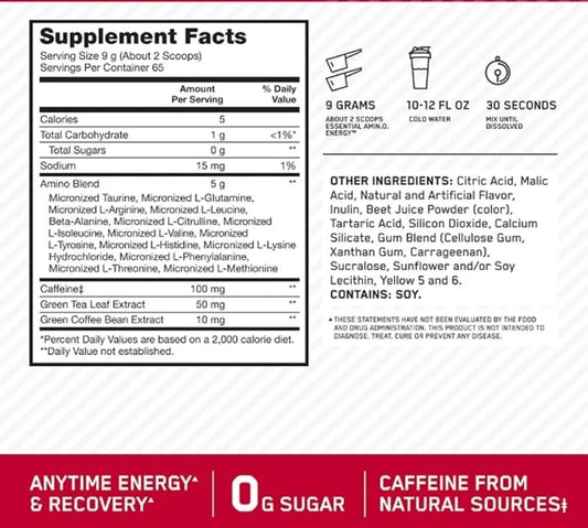 Optimum Nutrition Essential Amino Energy