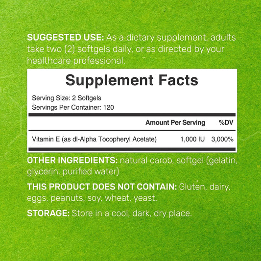 Deal Supplement Vitamin E 1,000 IU