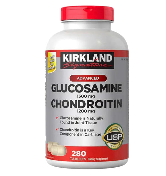 Glucosamine 1500 mg + Chondroitin 1200 mg – Kirkland Signature (280 Tablets)