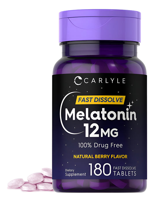 Carlyle Melatonin 12 mg | Fast Dissolve