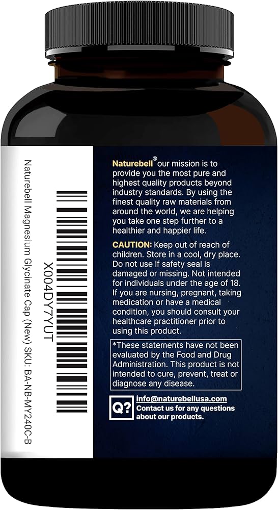 NatureBell Pure Magnesium Glycinate 500 mg