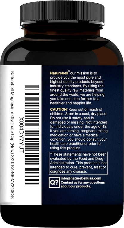 NatureBell Pure Magnesium Glycinate 500 mg
