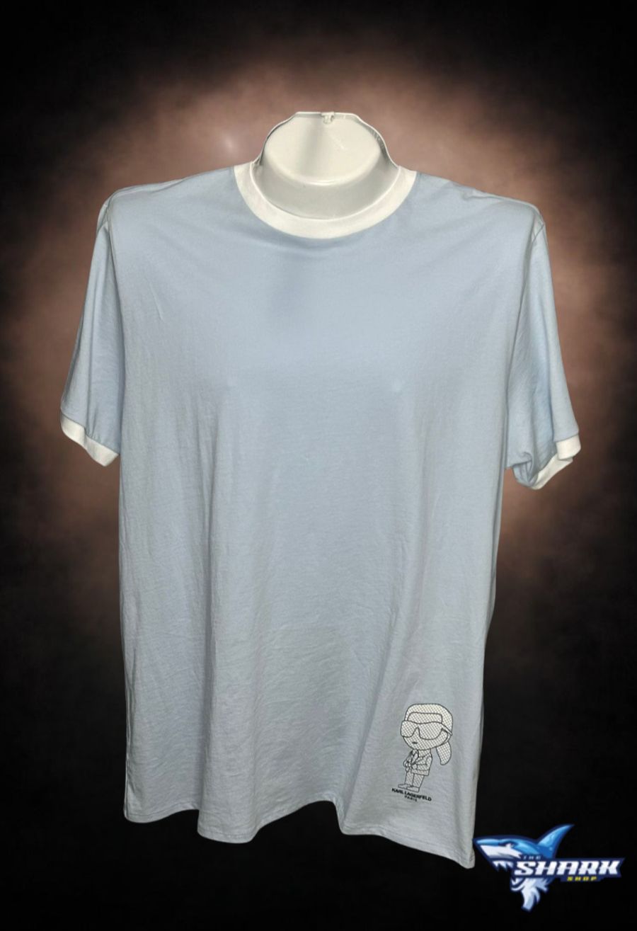 Camiseta Karl Lagerfeld Casual – Azul Claro