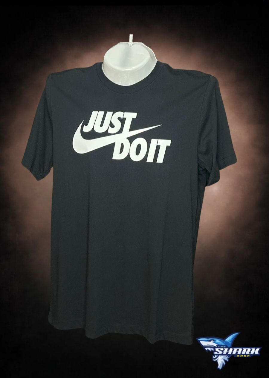 Talla M: Camiseta Nike Negra – Just Do It Clásica