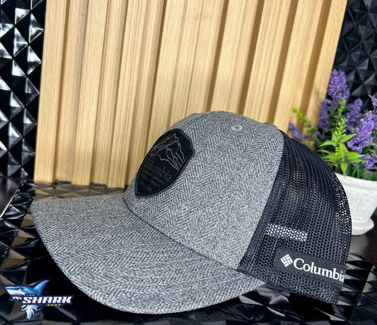 Gorra Columbia Trucker Gris – Logo Montaña