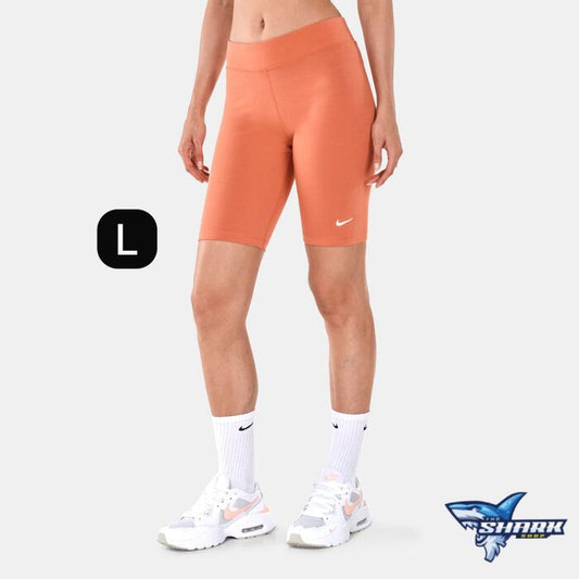 Nike Dri-FIT Biker Shorts para Mujer – Naranja