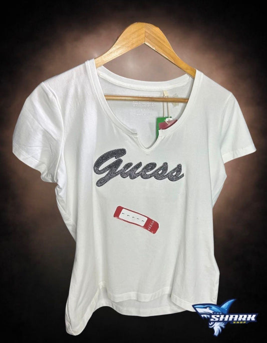 Camiseta Guess Logo Blanca