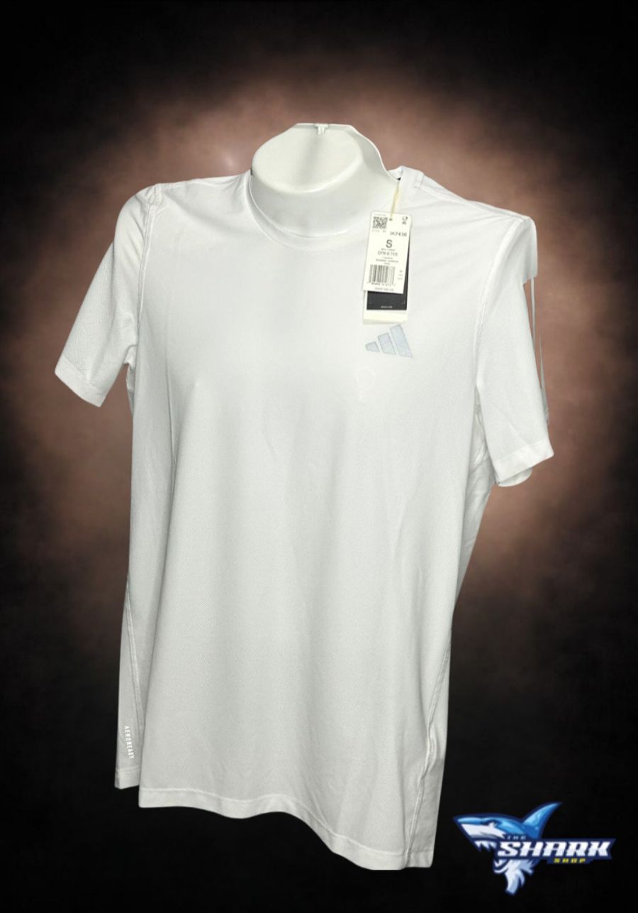 Camiseta Adidas Blanca – Logo Minimalista
