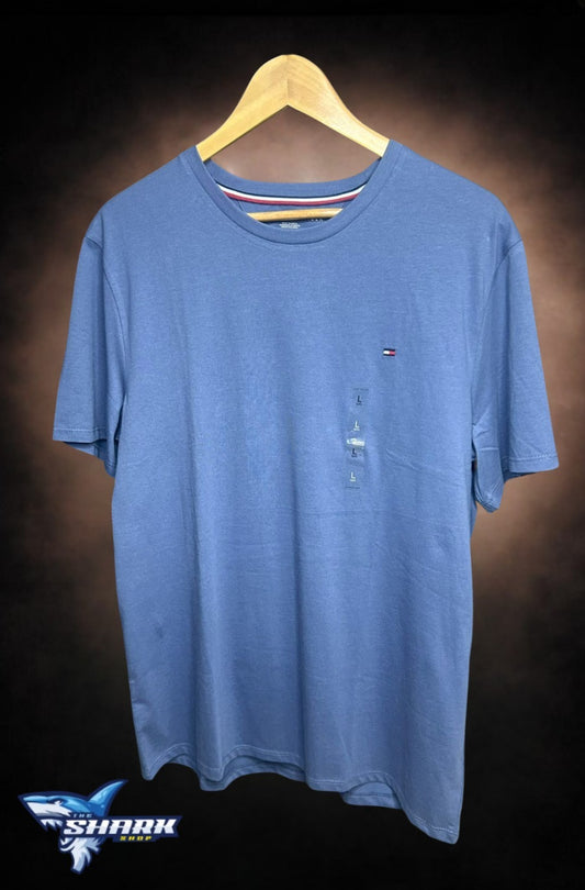 Camiseta Tommy Hilfiger Básica - Azul