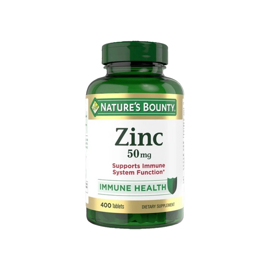 Zinc 50 mg – Nature’s Bounty (400 Tablets)